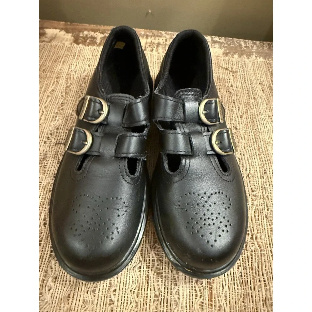 Girl's Dress Shoes Dr. Martens 8065 T‎ Bar Mary Jane Sz-2